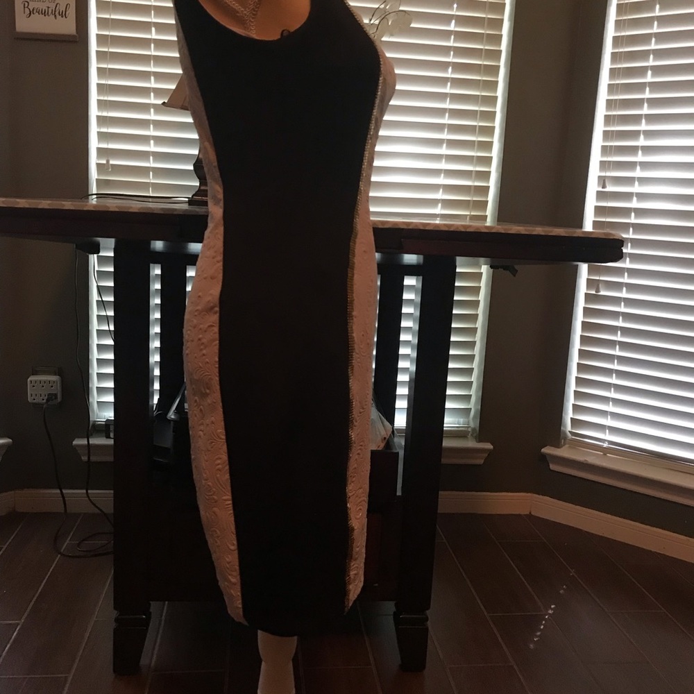 JAK Black and cream dress. FINAL PRICE!! - Picture 5 of 8